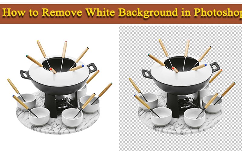 remove white background in photoshop